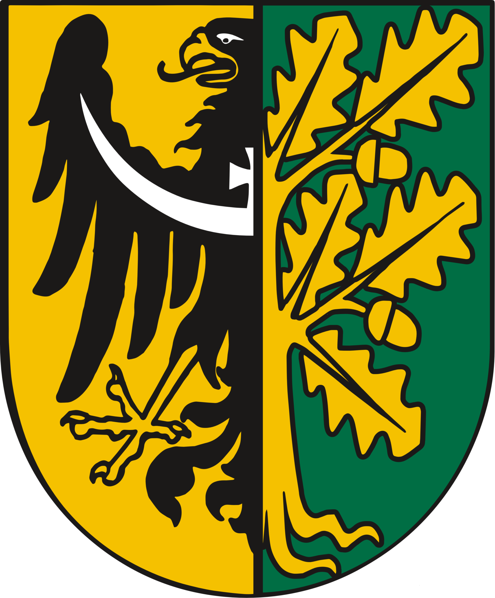 Herb Powiatu Wałbrzyskiego