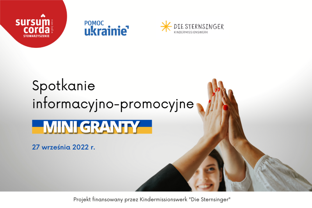 Pomoc Ukrainie - spotkanie promocyjno-informacyjne w sprawie mini-grantów