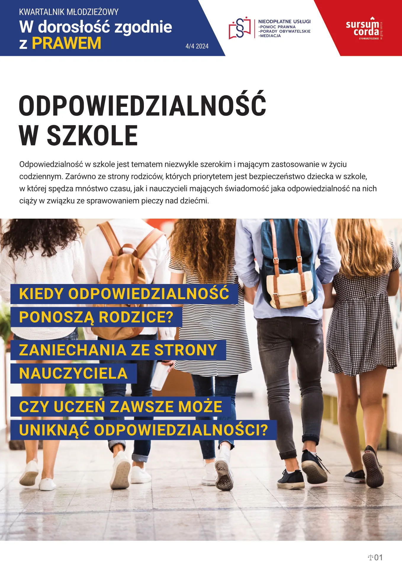 Kwartalnik Odpowiedzialność w szkole