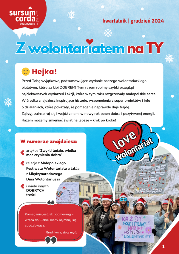 Z wolontariatem na TY (4 kwartał)