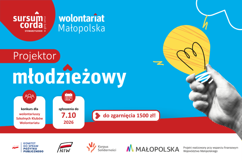 Start konkursu "Projektor młodzieżowy 2026"