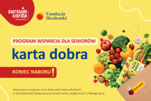 Zakończyliśmy nabór do programu Karta Dobra 2026/2027