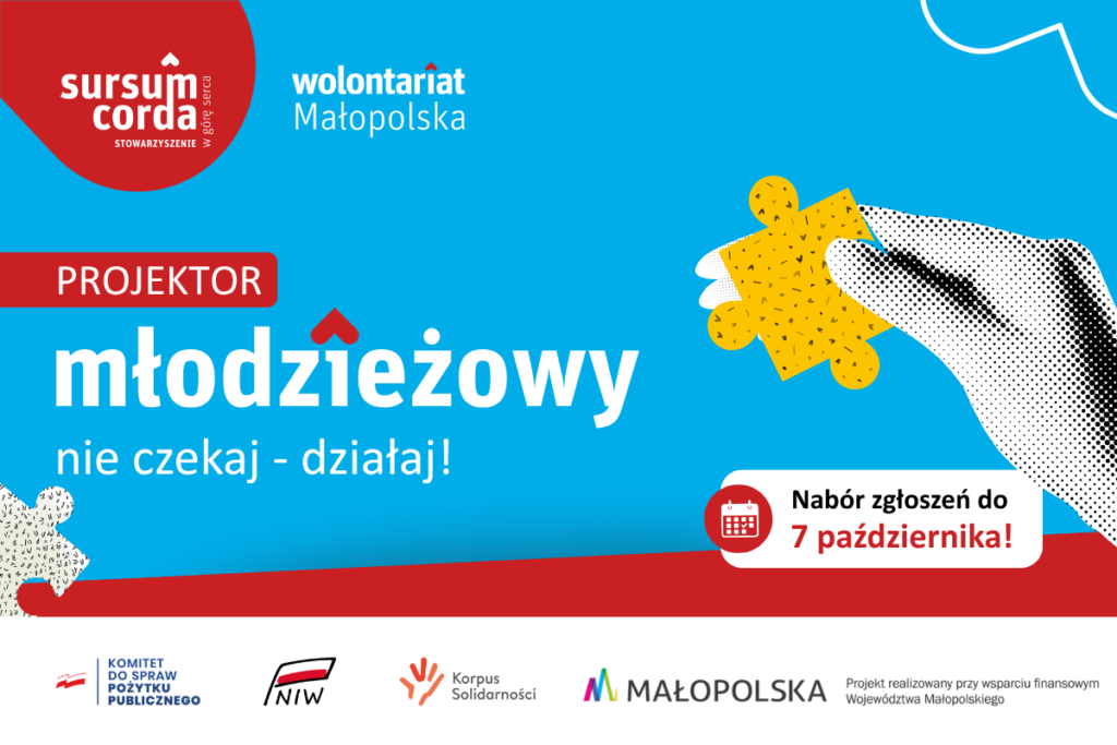 Konkurs „Projektor Młodzieżowy 2026” – inicjatywa inspirowana ideą młodzieżowego budżetu obywatelskiego